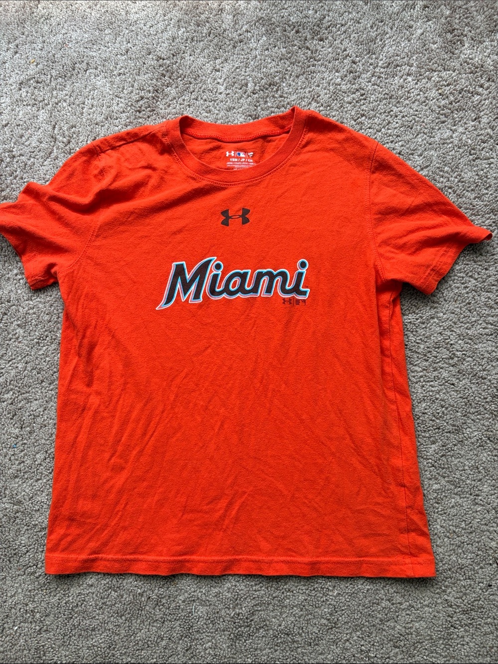 Under Armour Orange 'Miami' Short Sleeve Tee